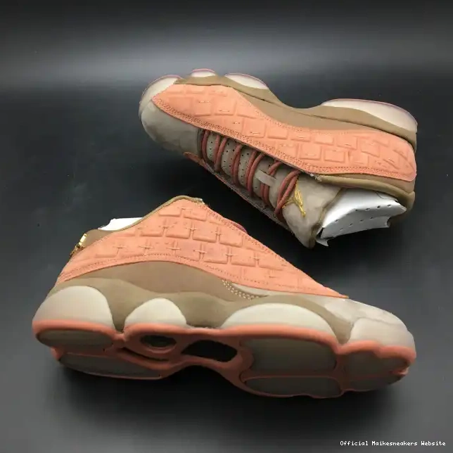 Official Maikesneakers Stone Sepia Blush CLOT Jordan Low x Canteen-Terra AT3102-200 Air 13 0407